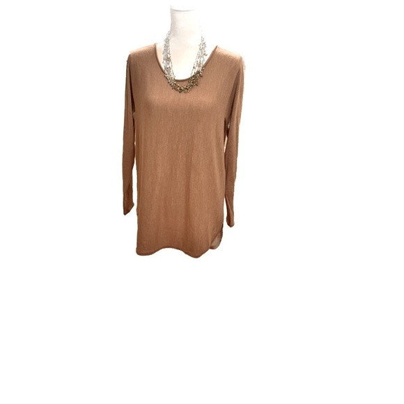 Max Studio women’s 100% extra fine merino wool long sleeved sweater size large - Picture 1 of 8